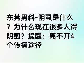 东莞男科-阴虱是什么？为什么现在很多人得阴虱？提醒：离不开4个传播途径